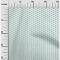 thumbnail image 2 of oneOone Cotton Poplin Aqua Blue Fabric Geometrical Craft Projects Decor Fabric Printed By The Yard 42 Inch Wide, 2 of 5
