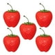 thumbnail image 4 of KAKOWELY 5 fresas artificiales de plástico, modelo de fresas falsas, decoración realista de fresas., 4 of 5