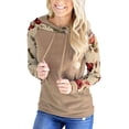 thumbnail image 1 of Sudadera con capucha floral para mujer Sudadera de manga larga con cordón Casual Pullover Tops Sudaderas con bolsillos Ormromra, 1 of 1