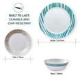 thumbnail image 3 of Corelle® Everyday Expressions Geometrica 12-pc Dinnerware Set, 3 of 4