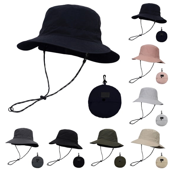 LILIYA 2026 Bucket Hat Wide Brim UV Protection Sun Hat Boonie Hats Fishing Hiking Safari Outdoor Hats with Adjustable Buckle for Men and Women