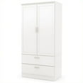 thumbnail image 2 of South Shore Acapella Wardrobe Armoire, Bedroom, White, Laminated particleboard, Adult, 2 of 5
