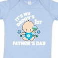 thumbnail image 4 of Inktastic Its My Daddys 1st Fathers Day with Baby and Stars Boys or Girls Baby Bodysuit, 4 of 5