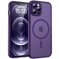 thumbnail image 1 of Funda magnética TOCOL para iPhone 12 Pro Max de 6.7 pulgadas, color morado, 1 of 6