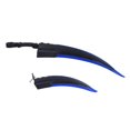 thumbnail image 1 of Bicicleta Bicicleta Guardabarros Denteros Trasera De Bicicleta De Montaña Lluvia Protector Azul Negro Sunnimix Neumático Fender, 1 of 8