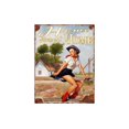 thumbnail image 1 of Vintage Lady Metal Wall Decor, 1 of 1