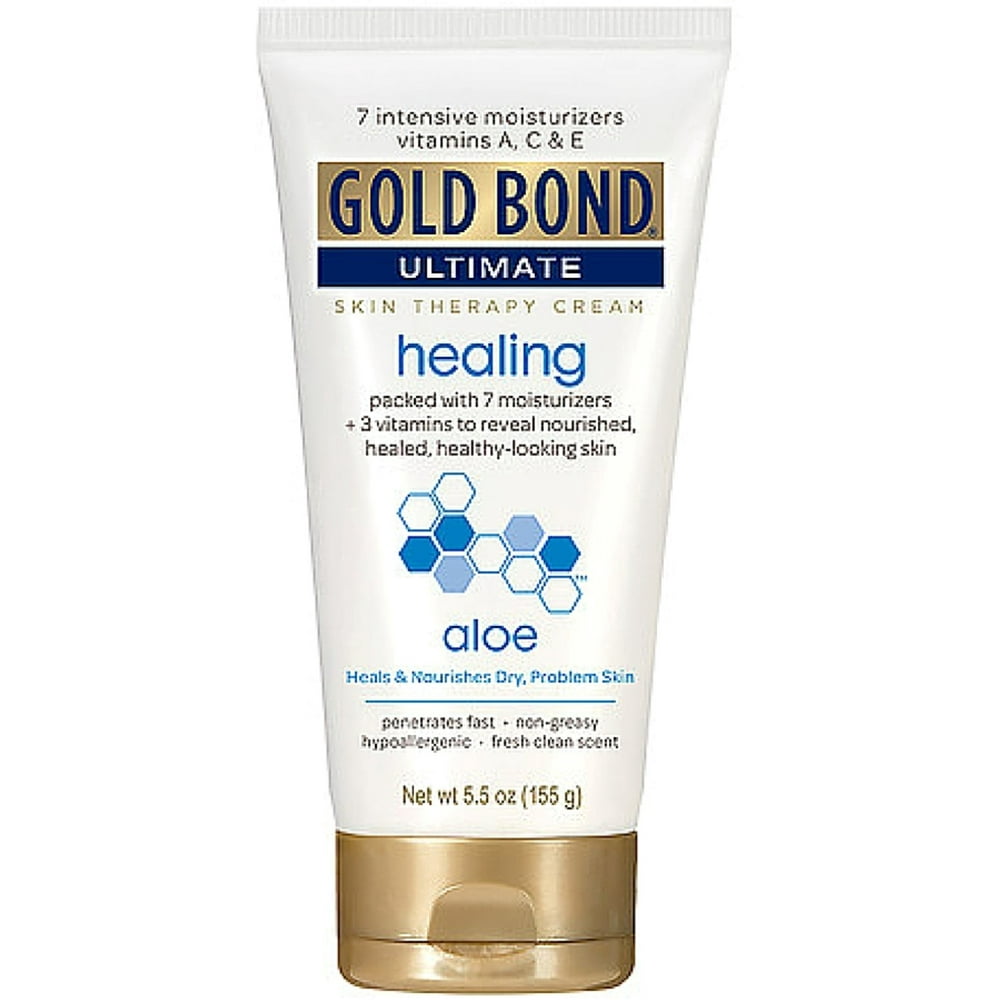 Gold Bond Ultimate Healing Skin Therapy Cream, Aloe 5.50 oz (Pack of 2