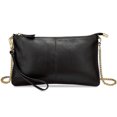 thumbnail image 5 of UTO Small Crossbody Clutch Purse for Women Genuine Leather Ladies Wristlet Wallet Handbag for Daily Traval(Black), 5 of 7