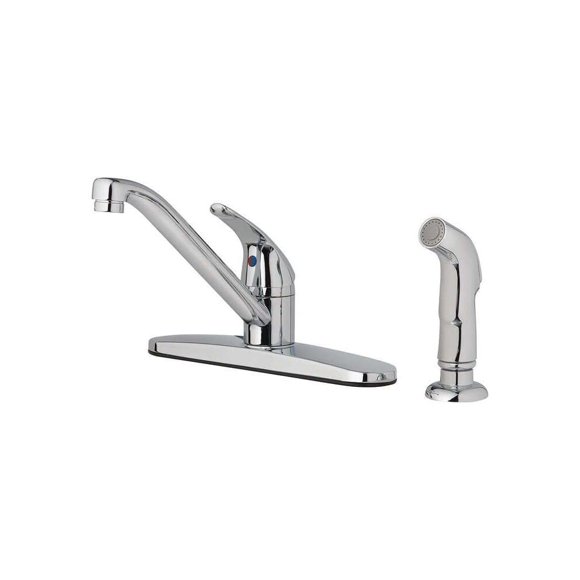 Grifo de cocina Oakbrook Essentials de cromo pulido monomando