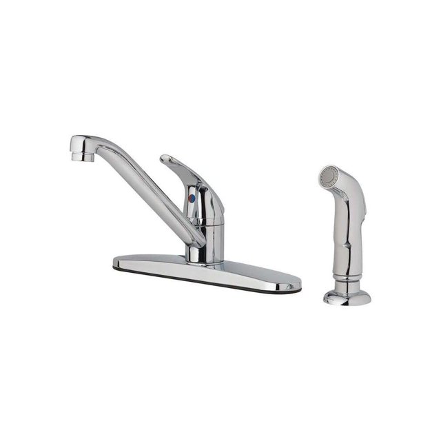 Grifo de cocina Oakbrook Essentials de cromo pulido monomando