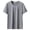 Grey, variant on Big and Tall Shirts for Men , Mens Clothes , Slub Knit Short Sleeve Casual Tee For Men Soft Breathable Textured Everyday Comfortable Stylish Wear