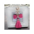 thumbnail image 2 of Mode Créatif Strass Arc Pompon Sac Pendentif Porte-Clés Caroj, 2 of 2