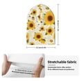 thumbnail image 2 of Pofeuu European-style Pattern Sunflower A Print Beanie Hat for Men Women Knit Winter Hat Warm Cuffed Skull Beanie Slouchy Soft Unisex, 2 of 6