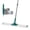 Pt14 Green, variant on Commercial Flat Microfiber Floor Mop Cleaning System 24" Inch Wet Dry And Dust Hardwood With 4 Washable Pads Cleaner For Laminate Tile Stainless Steel Handle Extension (blue)