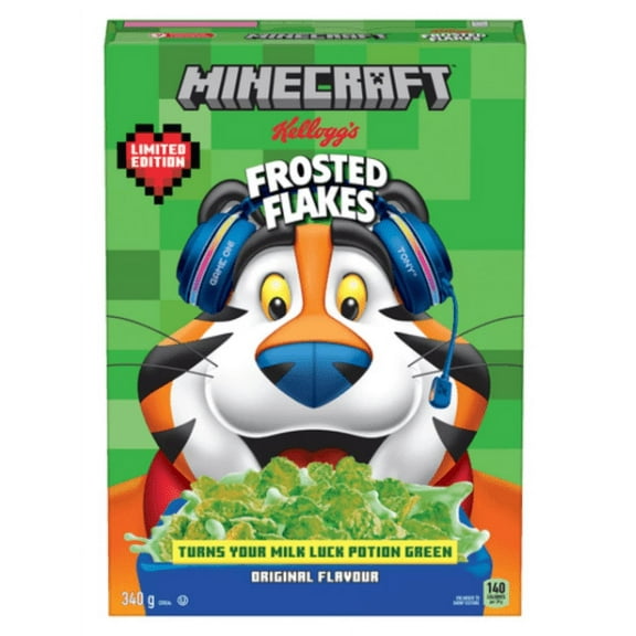 Kellogg Frosted Flakes Minecraft Cereal 340 g