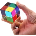 thumbnail image 4 of Cubo de colores mezclados, cubo de 40mm para el hogar o la oficina, juguete, cubo de aprendizaje científico, prisma de Pascua, juguete de escritorio, adorno para el hogar, 4 of 5