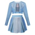 thumbnail image 4 of Women Princess Red Costume Adult Rise of Red Costume Halloween Cosplay Outfits Jacket Top A-Line Skirt Pants, Halloween Costumes for Women, 4 of 8