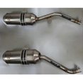 thumbnail image 4 of Exhaust Muffler Pipe Protector Stainless Steel Heat Shield Cover Universal for MotorcycleCarbon Fiber Style, 4 of 5