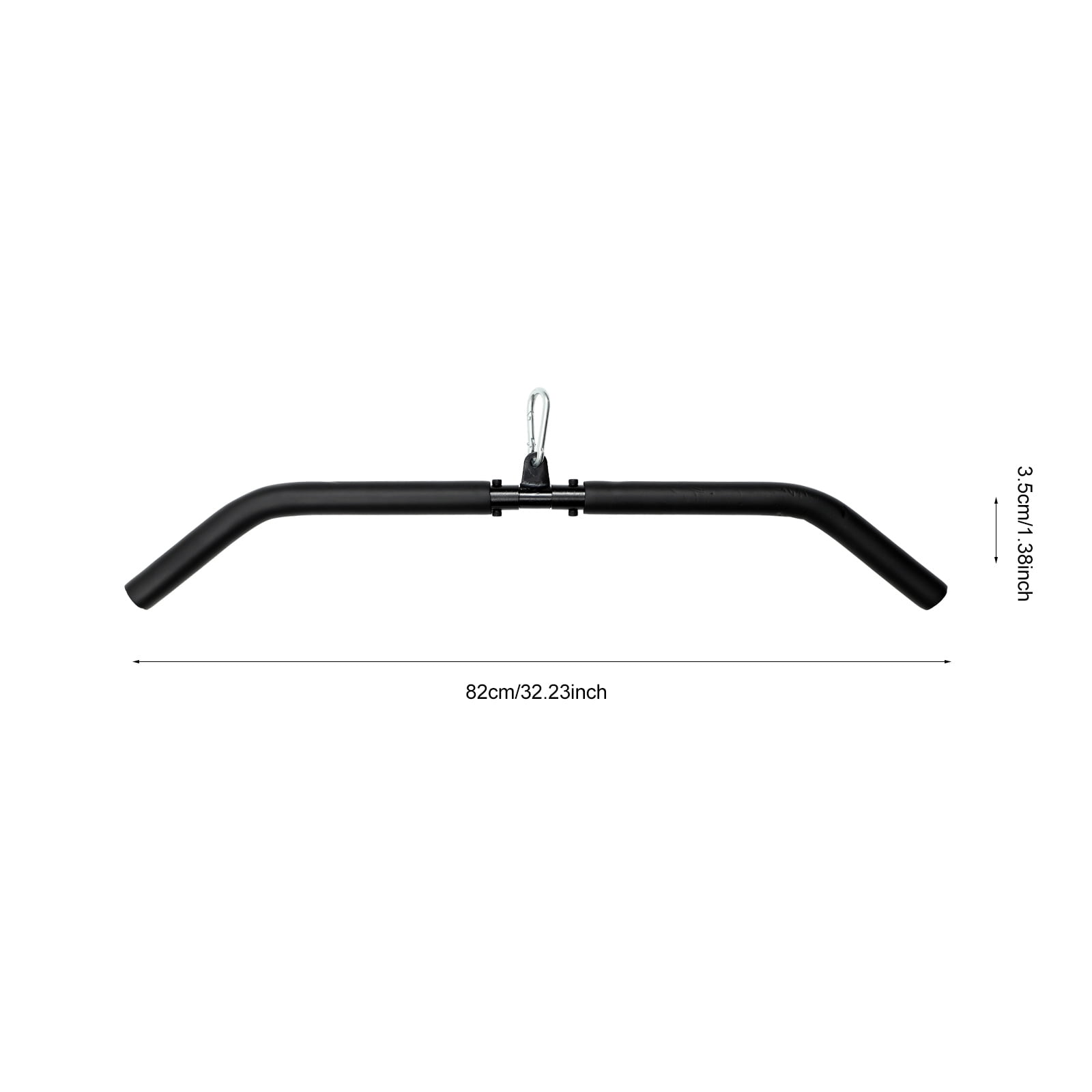 ROMANSENTIAL 1 Set Grip Trainer Pull Bar Black Steel for Abdominal Muscle Training in Gym