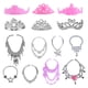 thumbnail image 1 of JM Al azar 12 piezas 30 cm Barbie muñeca vestir juguetes 6 coronas 6 collares en los accesorios de la casa JM, 1 of 3