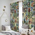 thumbnail image 5 of Blackout Kids Curtains,Bigfoot and Patch Blue Pattern Children's Insulated Curtains Set Of 2,Bedroom Essentials,Toddler Room Decor 52"x84", 5 of 5