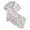 White-9, variant on RTKFRFLM Girls Pajamas 2 Piece Sleepwear Set Short Sleeve Bow Print Pajamas Nightwear Kids Soft Breathable Loungewear Pjs Sleepwear Loungewear,Size 12 Years-13 Years
