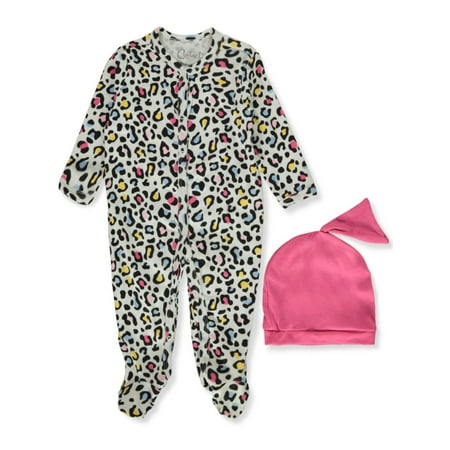

Contact Baby Baby Girls 2-Piece Pastel Leopard Coveralls Set Outfit - white/multi 6 - 9 months (Newborn)