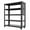 Black, variant on Topcobe 82-Inch 6-Tier Metal Storage Shelves, 2400 lbs Capacity Heavy Duty Garage Shelving, Adjustable Industrial Storage Rack, 48"W x 18"D x 82"H, Black Utility Rack
