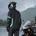thumbnail image 5 of Unisex Heavy Duty Waterproof Rain Suit Hooded Rain Jacket and Pants Set for Outdoor Work, Hiking, Camping & Travel, 5 of 5