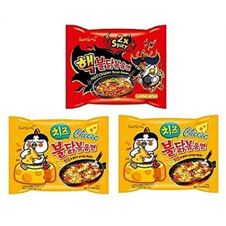  Samyang Bulldark Spicy Chicken Roasted Noodles (Buldak Cheese,  10 Pack) : Grocery & Gourmet Food