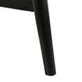 thumbnail image 4 of GDF Studio Acamar Polyester and Birch Wishbone Accent Chair, Black, 4 of 8