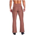 thumbnail image 3 of TiaoBug Retro 70S Disco Tassel Flared Pants Latin Ballroom Tango Practice Performance Bell-Bottom Dance Pants Dusty Pink XXL, 3 of 7