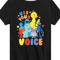 thumbnail image 3 of Sesame Street - Use Your Voice - Toddler and Youth Short Sleeve Graphic T-Shirt, 3 of 5