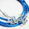 thumbnail image 3 of Cuerdas de remolque de 5 toneladas, cable de remolque de recuperación de 4 metros de alta resistencia con 2 ganchos de seguridad para automóviles, 3 of 6
