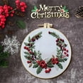 thumbnail image 4 of Hovilon Clearance！Beginner's Embroidery Flower Kit，Flower Embroidery Kit for Beginners Adults-Beginner Hand Embroidery 0 Based Diy Hand Embroidery Material Package with Hoops,Threads and Needles, 4 of 5