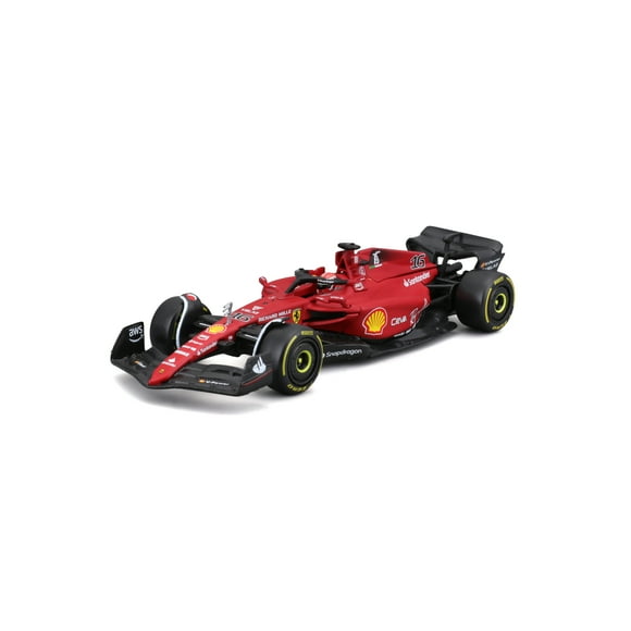 Burago SFR Ferrari SF-75 2022 Italian GP Edition A Escala 1:43 Con conductor Leclerc.