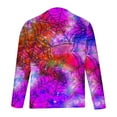 thumbnail image 3 of Nmnitkp Long Sleeve Shirt Trendy and Fashionable Graphic Mens Hipster Hip Hop Ripped Round Hemline Pattern Print T Shirt & ​​Soft and Skin-Friendly Men's Long Sleeve Shirt （Plus Size）, 3 of 4