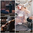 thumbnail image 3 of Sac Cadeau de Vin Réutilisable en Cuir Sac de Transport de Vin Champagne Bière, 3 of 9