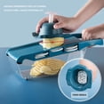 thumbnail image 3 of Czzoypi Food Processor (Blue), Cabbage Shredder Kitchen Chopper Multifunctional Potato And Radish Shredder Household Hotel Set, 3 of 7