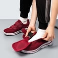 thumbnail image 3 of Win s Way Women's Wide Fit Slip-On Sneakers, Breathable Soft Sole Walking Shoes for Daily Leisure, 3 of 6