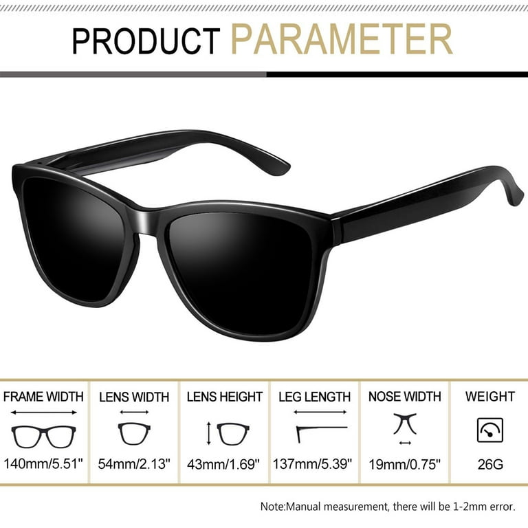 New Arrival Retro Black Polarized Sports Sunglasses For men And Women –  Doracy