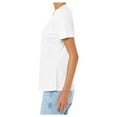 thumbnail image 3 of Yellow Rooster Women's Relaxed Jersey Short Sleeve V-Neck Tee White S, 3 of 6