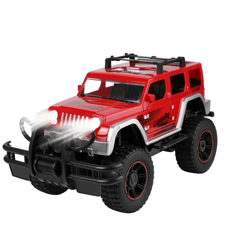 Remote Control Racing Jeep 1 16 Scale Radio Control Sports Car with Flashing Lights Ideal Christmas Gift for Kids Walmart