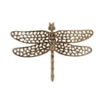 thumbnail image 6 of Decorative Metal Dragonfly with Cutouts Figurine with Home Decor - Modern Glam Sculpture for Bathroom, Bedroom, and Living Room - Ornament Accent for Shelf and Coffee Table - 2", Gold, 6 of 10