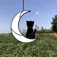 thumbnail image 3 of YAOMOBB Hanging Panda Pendant Contrast Color Moon Pendant Chain Exquisite Decoration for Car Interior, 3 of 7