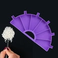 thumbnail image 5 of Diamond Paint Tray, Diamond Cleaning Brush, Bead Sorting Trays Diamond Paintings Accessories and Tools, DIY Art Crafts for Adults Kids, Violet, 5 of 5