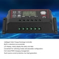 thumbnail image 4 of Controlador de Energía Solar, Equipado Con UNA Pantalla Lcd de 12V 24V Regulador de Carga Solar, Protección de Cortocirco Incorporado Patio Industrial para Hogar al Aire Libre, 4 of 7