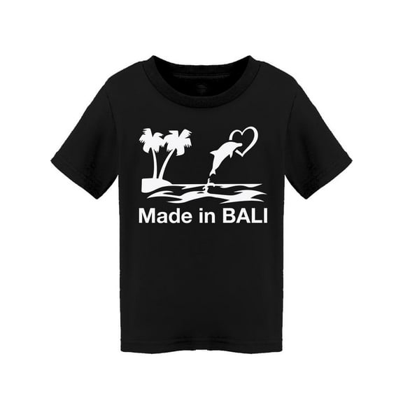 Made In Bali. T-Shirt Toddler -Smartprints Designs, 4 Toddler