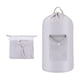 thumbnail image 5 of Mochila para ropa sucia, resistente, 40 x 76 cm, con bolsa de almacenamiento para viajes. gris, 5 of 9