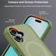 thumbnail image 3 of Funda Case MYBAT Maverick Mag clip para iPhone 16 PLUS - Verde con mica, 3 of 6